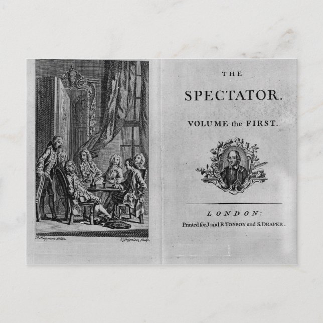 Carte Postale Page de titre du premier volume de collecte (Devant)