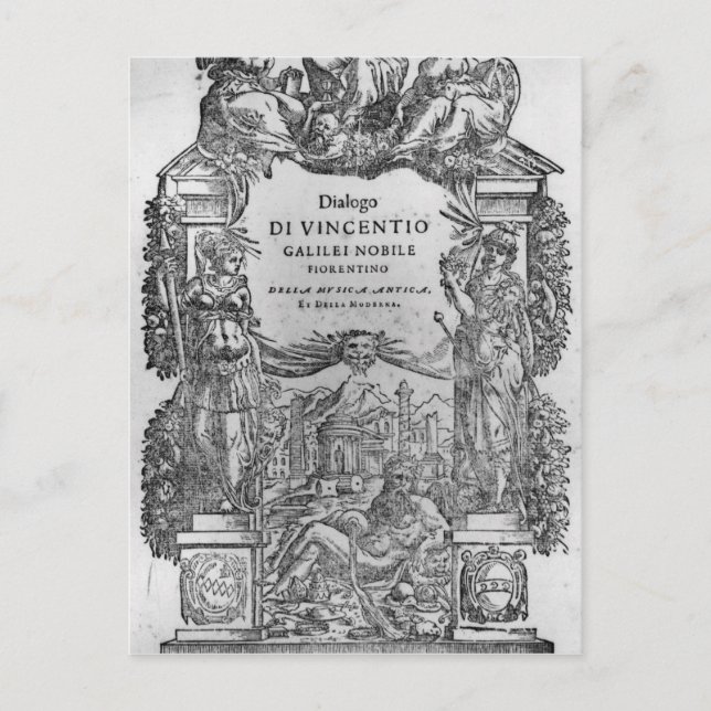 Carte Postale page 'Della Musica Antica et della Moderna' (Devant)