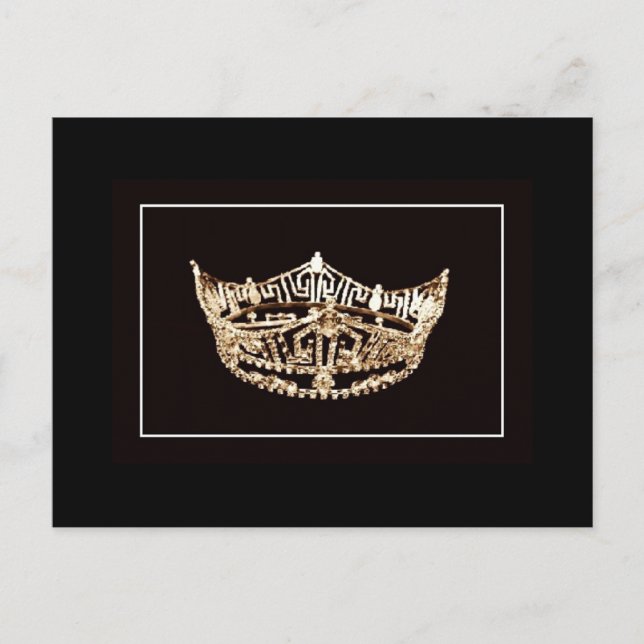 Carte postale Pageant Crown (Devant)