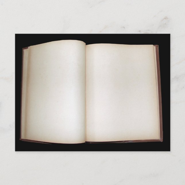Carte Postale Pages Blanches (Devant)