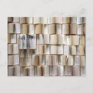 Carte Postale Pages de livres vintages ouverts