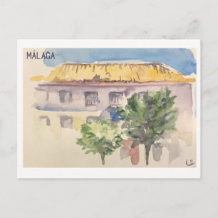 Carte Postale Pages Skethchbook. Málaga