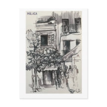 Pages Skethchbook. Malaga. Marques