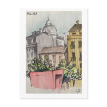 Pages Skethchbook. Malaga. Marques