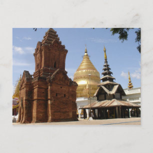 Carte Postale Pagode au Myanmar