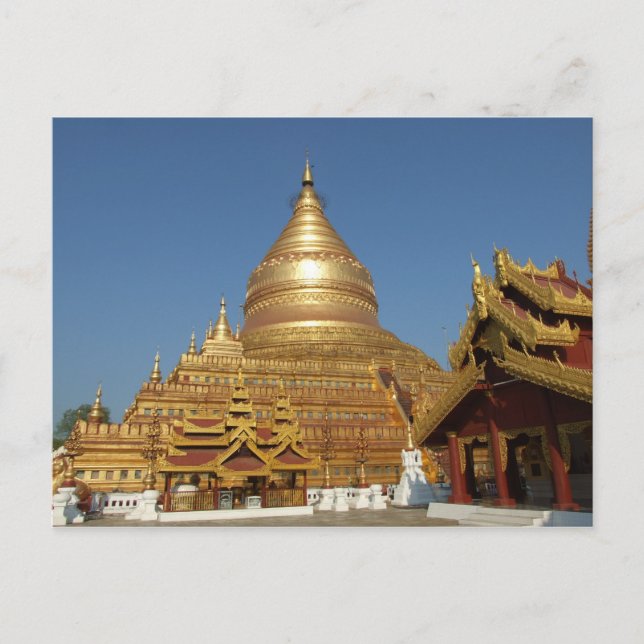 Carte Postale Pagode balée (Devant)