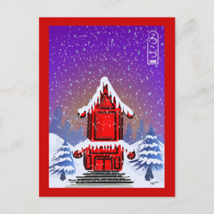 Carte postale Pagode de Noël