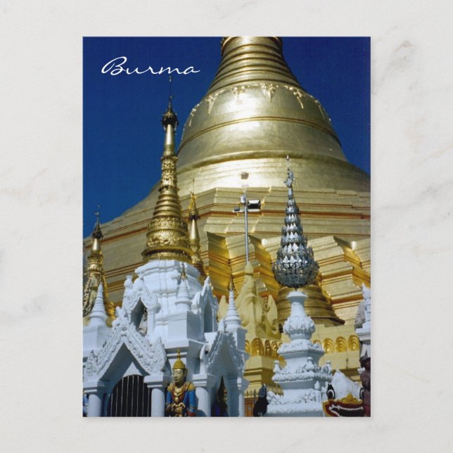 Carte Postale pagode shwedagon birmanie (Devant)