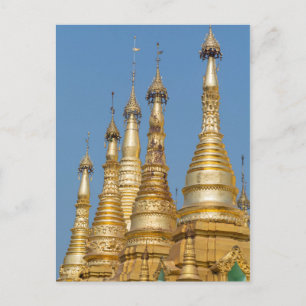 Carte Postale Pagode Shwedagon Spires