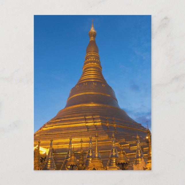 Carte Postale Pagode Stupa Dorée (Devant)