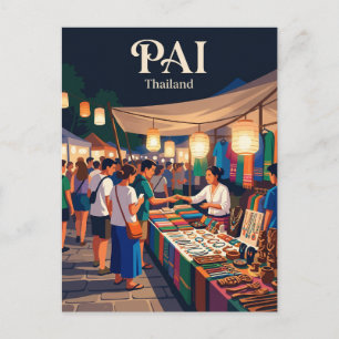 Carte Postale Pai Thaïlande