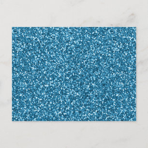 Carte Postale Paillettes Bleues de Boston