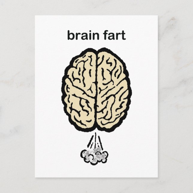 Carte Postale Pain de cerveau (Devant)
