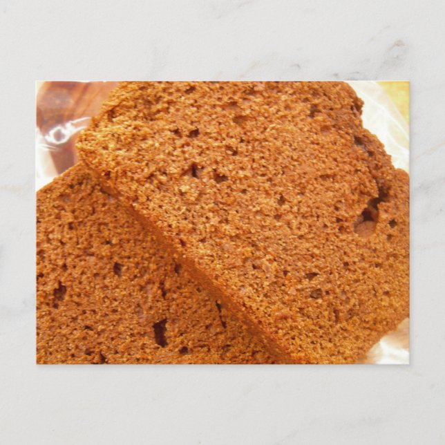 Carte Postale Pain de courgette au chocolat (Devant)