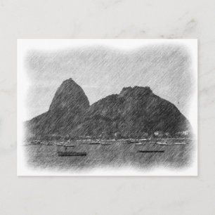 Carte Postale Pain de sucre par crayon