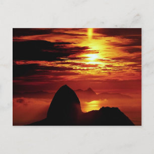 Carte Postale Pain de sucre, Rio de Janeiro, Brésil