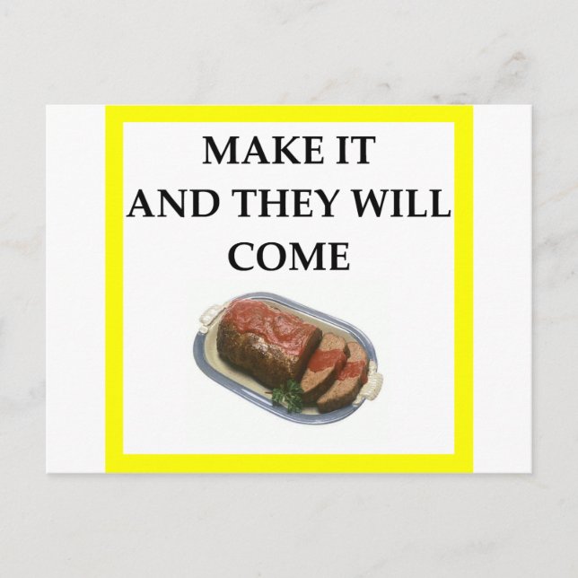 Carte Postale pain de viande (Devant)