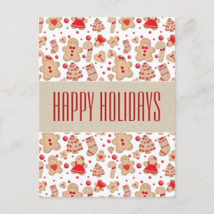 Carte Postale Pain d'épices Homme Baked Cookies Rustique Enregis