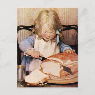 Carte Postale Pain frais de Jessie Willcox Smith