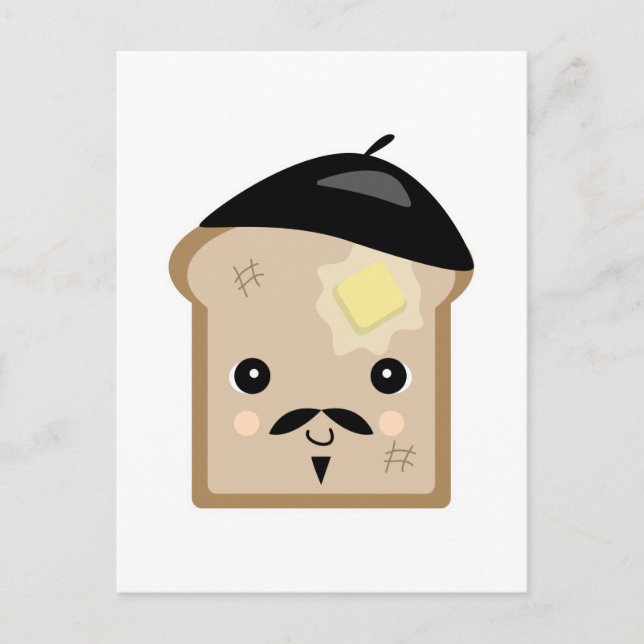 Carte Postale pain perdu mignon (Devant)