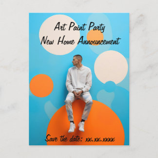 Carte Postale PainParty do-it-yourself domicile Faire-part d'adr