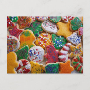 Carte Postale Pains de Noël I Pâtisserie Colorée des Fêtes