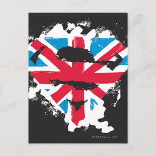 Carte Postale Paint Strokes British S-Shield