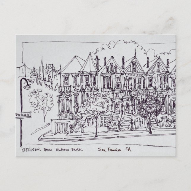 Carte Postale Painted Ladies | San Francisco, Californie (Devant)