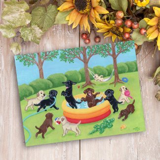 Carte Postale Painting Summer Fun