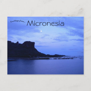 Carte Postale Paipalap Peak Sokehs Rock Indonésie