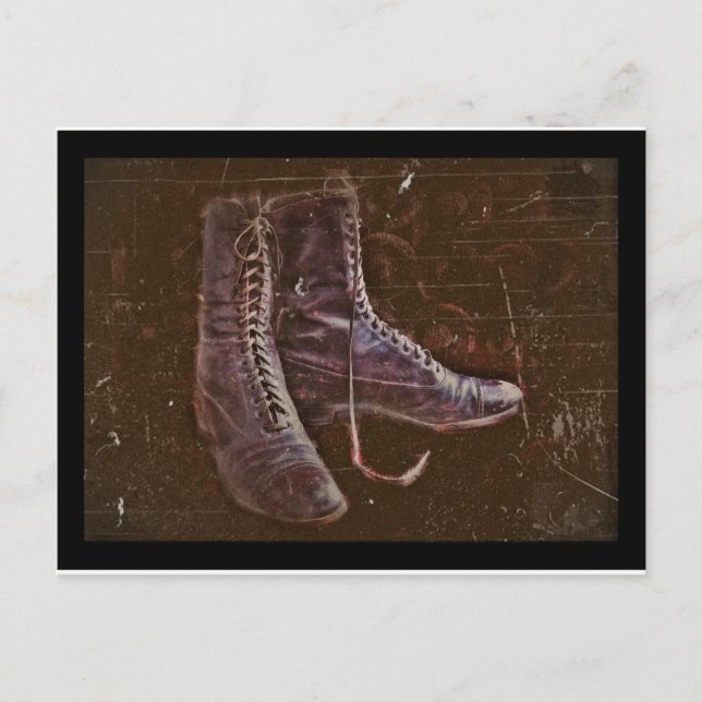 Carte Postale Paire de bottes d'infirmières WWI (Devant)