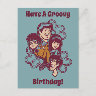 Carte Postale Paisely Flower Scooby-Doo et le Gang