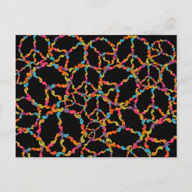 Carte Postale Paisley Peace (Devant)