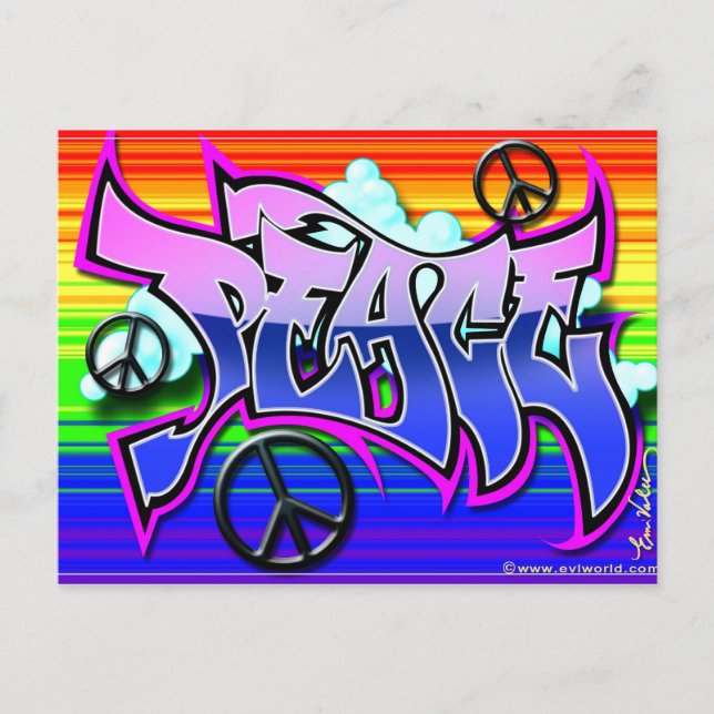 Carte Postale Paix (Devant)