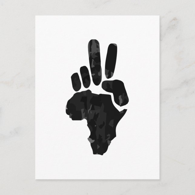 Carte Postale Paix africaine (Devant)