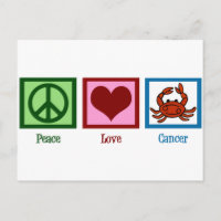 Paix Amour Cancer Signe Astrologique Anniversaire