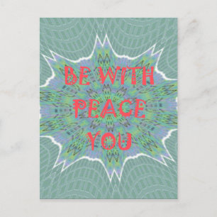 Carte Postale Paix, Amour et Afrique Imprimer : Paix Soyez avec 