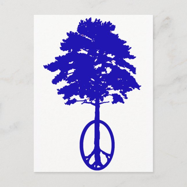 Carte Postale Paix bleue (Devant)