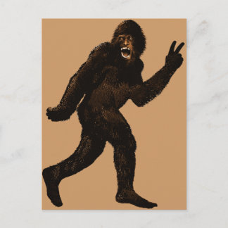 Carte Postale Paix de Bigfoot