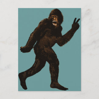 Carte Postale Paix de Bigfoot
