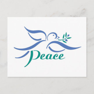 Carte Postale Paix de colombe