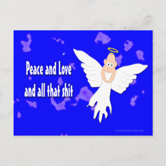 Carte Postale Paix et Amour et tout ce S***