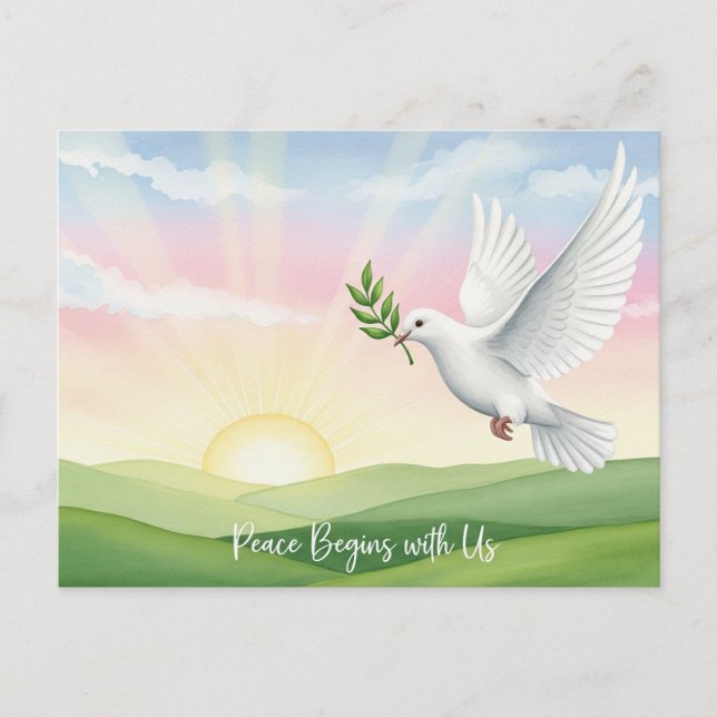 Carte Postale Paix internationale (Devant)