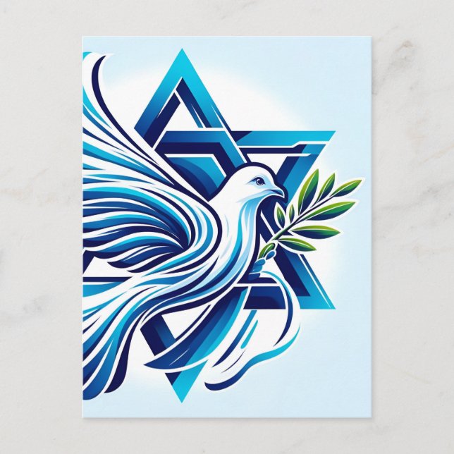 Carte Postale Paix pour Israël (Devant)