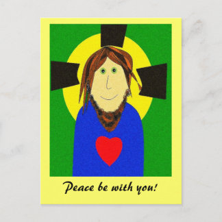 Carte Postale Paix Sois avec toi