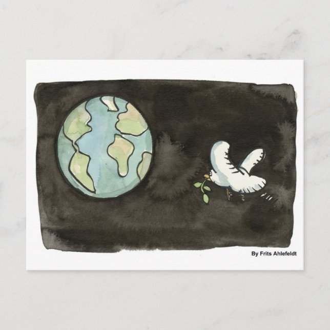 Carte Postale Paix sur Terre (Devant)