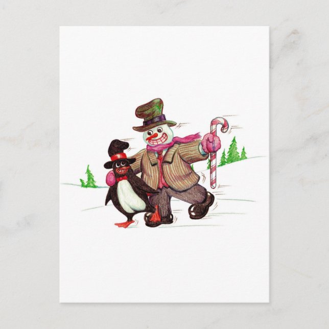 Carte Postale Pal d'hiver (Devant)