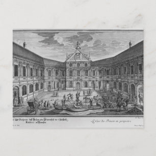 Carte Postale Palais à Munich, Allemagne