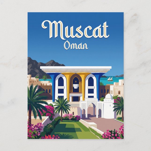 Carte Postale Palais Al Alam Oman (Devant)