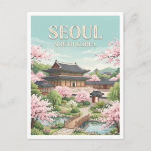 Carte Postale Palais Changdeokgung Séoul Corée du Sud